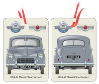 Morris Minor 4dr saloon 1952-54 Air Freshener